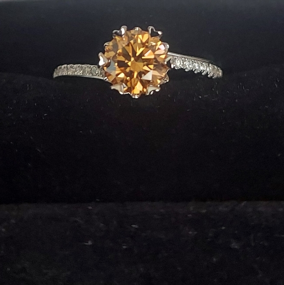 Beautiful Certified Moissanite Ring